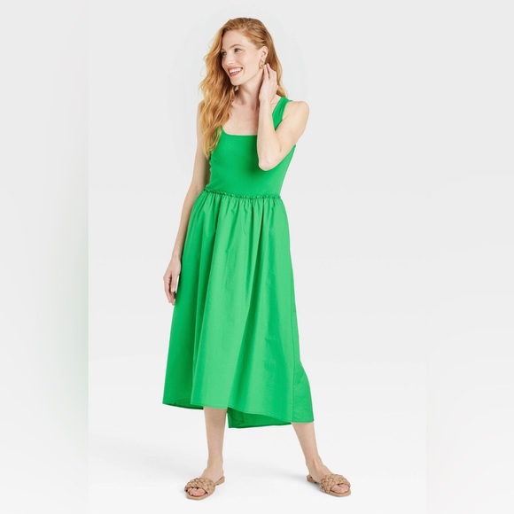 NWT Green Dress size large - Picture 4 of 4